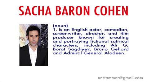 sacha baron cohen pronunciation